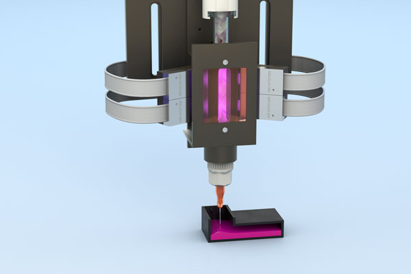 DELO Activation on the flow DELO-Activis 600 —— 在一个步骤里实现快速点胶和固化,适合工业制造